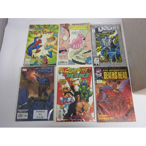 5079 - A collection of assorted modern Marvel comics including 'Eternals', 'Doom 2099', 'Ren & Stimpy', 'Ki... 