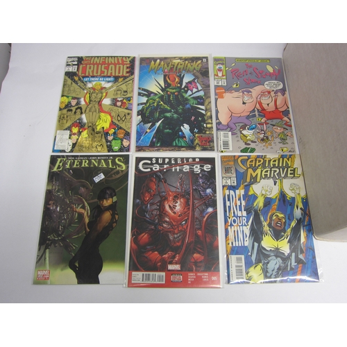 5079 - A collection of assorted modern Marvel comics including 'Eternals', 'Doom 2099', 'Ren & Stimpy', 'Ki... 