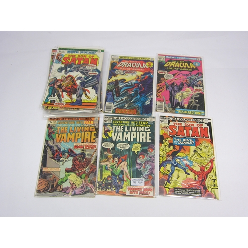 5096 - A collection of Marvel horror and supernatural comics including 'The Frankenstein Monster Runs Amok'... 