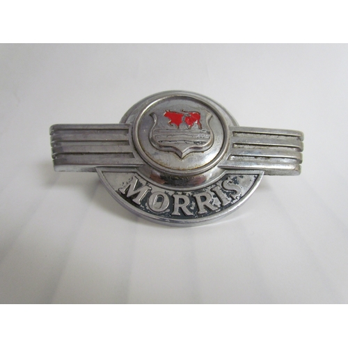 4373 - A Morris badge, 73787'3 to verso