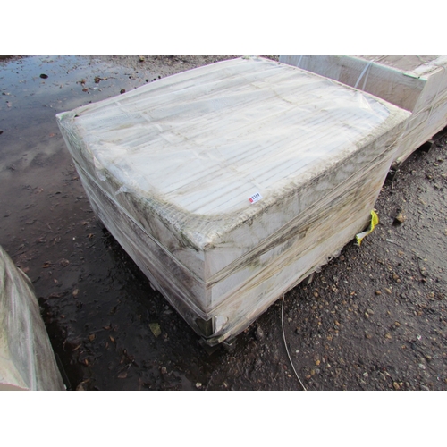 3177 - A pallet of unused graphite slabs 500mm x 1000mm x 20mm