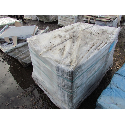 3186 - A pallet of unused ceramic slabs 60cm x 60cm x 2cm      (R) £100