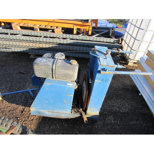 3195 - A Diesel slab cutter