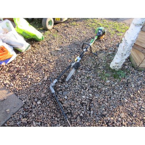 3258 - The Handy long reach straight shaft strimmer with chain saw attachment