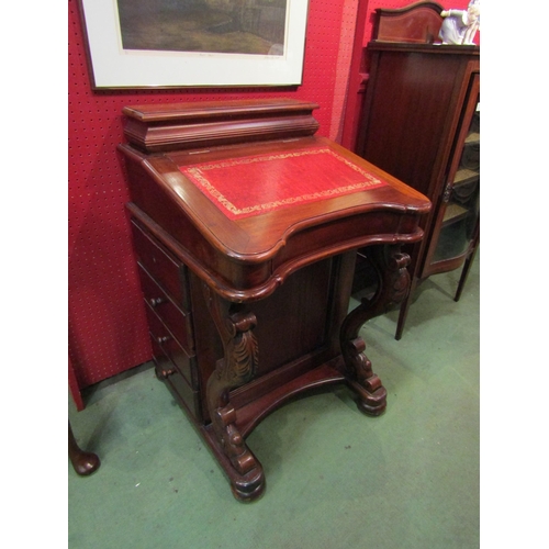 4080 - A Victorian style Davenport, 84cm tall x 53cm wide x 57cm deep   (R) £35