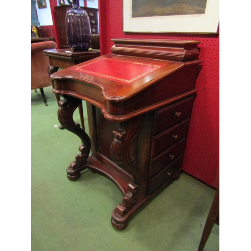 4080 - A Victorian style Davenport, 84cm tall x 53cm wide x 57cm deep   (R) £35