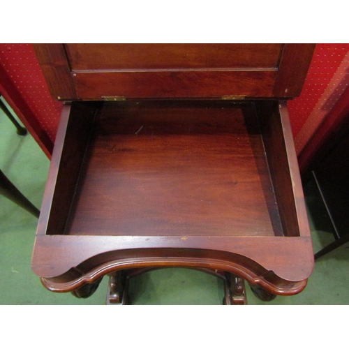 4080 - A Victorian style Davenport, 84cm tall x 53cm wide x 57cm deep   (R) £35