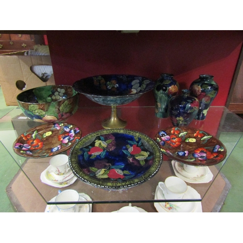 4255 - A quantity of Hancock & Sons hand-painted ceramics to including tazza, bowls, plates etc (8)