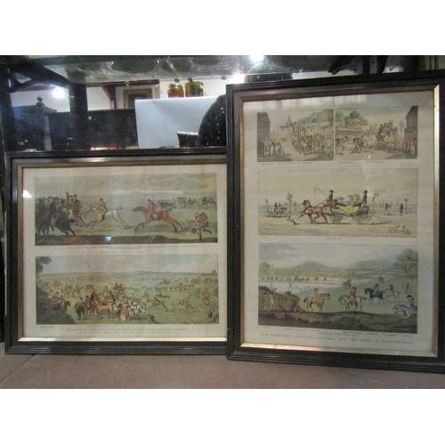 4277 - Three framed and glazed prints, horse coach scenes etc