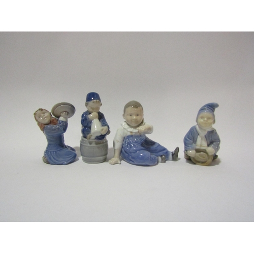 4283 - Four Royal Copenhagen child figures 