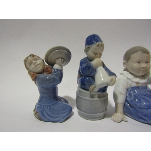 4283 - Four Royal Copenhagen child figures 