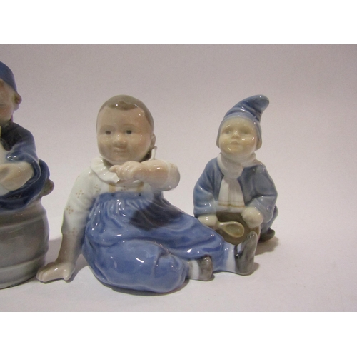 4283 - Four Royal Copenhagen child figures 