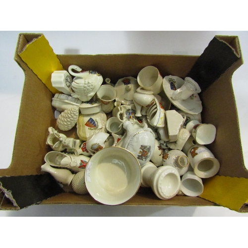 4435 - A good quantity of crested wares, various makers, including Norwich, Lowestoft and Great Yarmouth   ... 