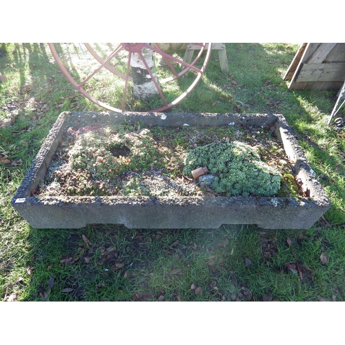 7304 - A stone sink/planter, 55