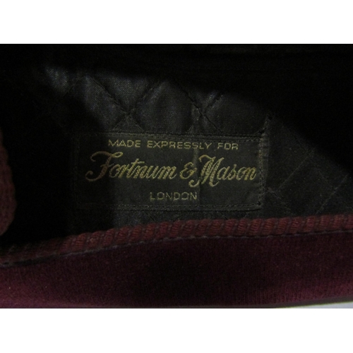 4227 - A pair of Fortnum & Mason gentleman's size 9 embroidered hand-made house shoes