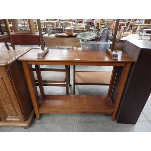 2130 - A modern two tier hall table   (E) £5-10