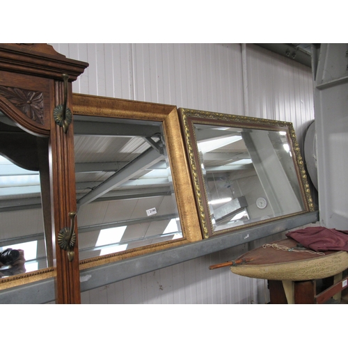 2190 - Two modern gilt framed mirrors