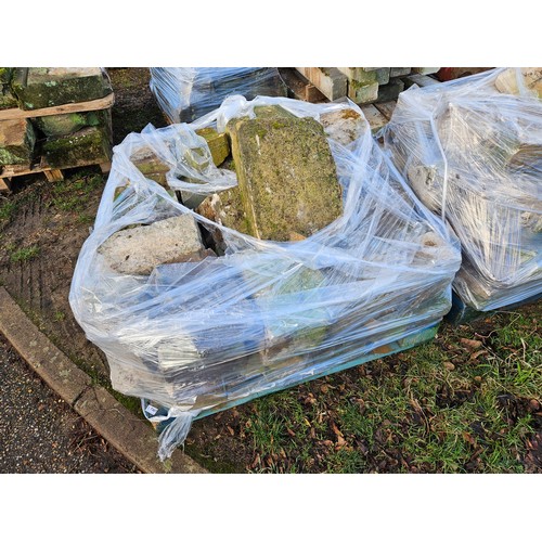 7367 - Three pallets of mixed reclaimed stone  (E)  £100-150