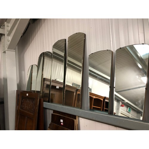 2285 - Four pairs of slim mirrors (8)   (R)