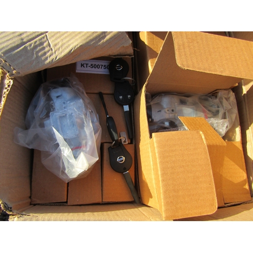 3294 - A pallet of boxed unused Nissan locks and keys