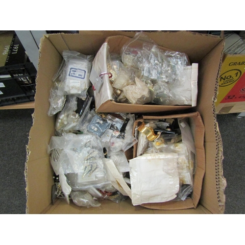 1183 - Two boxes of costume jewellery, accessories, etc