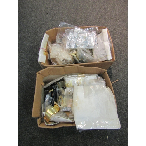 1183 - Two boxes of costume jewellery, accessories, etc