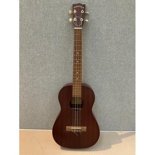 9080 - A Makala baritone ukulele model MK-B, soft cased