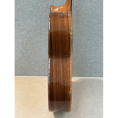 9069 - A Manuel Rodriguez e Hijos of Madrid, Spain classical guitar no. 3316, maple with magnetic knee rest... 