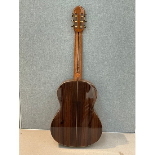 9069 - A Manuel Rodriguez e Hijos of Madrid, Spain classical guitar no. 3316, maple with magnetic knee rest... 