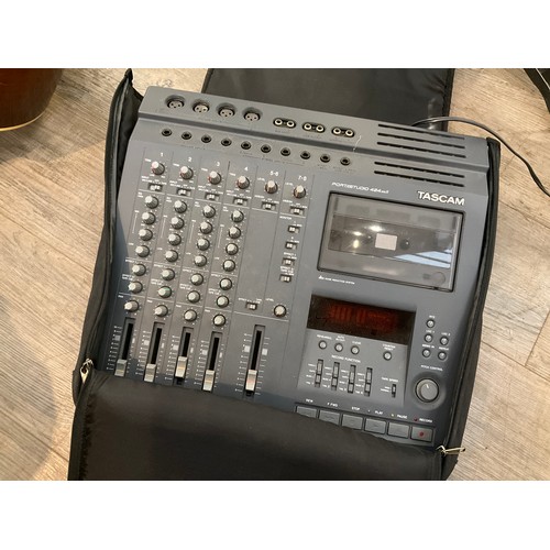 9098 - A Tascam Portastudio 424 Mk II 8 track recording studio, cased   (R) £120 Sound & Vision