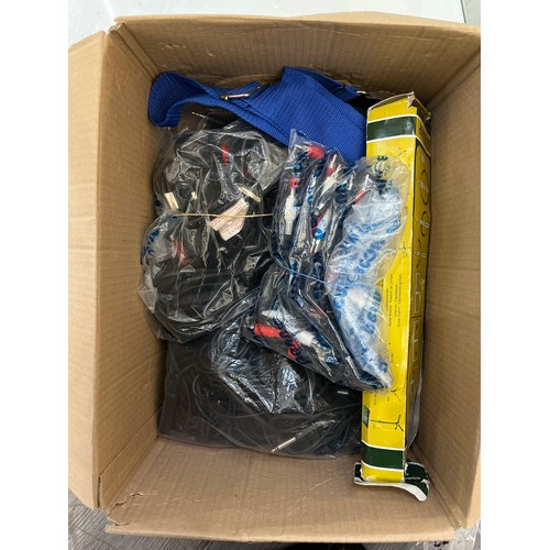 9056 - Two boxes of mixed microphone accessories together with vintage microphone stands   (E) £15-20