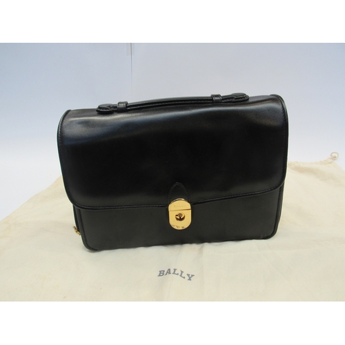 8011 - A Bally satchel style shoulder bag with a Bally dust bag