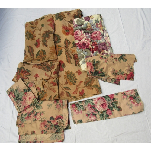 8031 - A quantity 1920's - 1950's cotton and linen florals