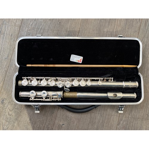 9093 - A Rudall Carte & Co. Ltd London flute, silver plated, serial number 482712     (R) £120