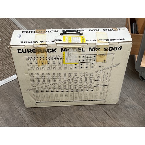 9095 - A Behringer Eurorack Model MX 2004 mixing desk, boxed