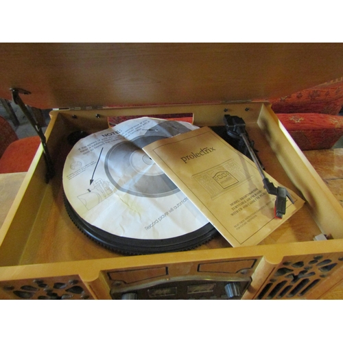 1156 - A Prolectrix record player with radio and CD player