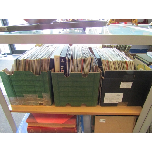 1190 - A large collection of predominantly Jazz vinyl LP records including Charlie Parker, Stan Getz, Count... 