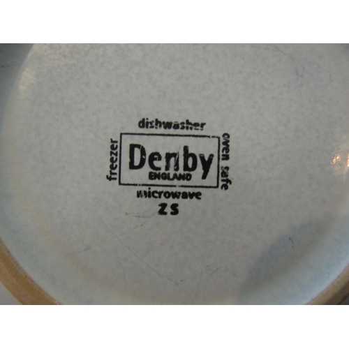 1194 - A box of Denby ceramics including jug, plates, bowls and eggcups