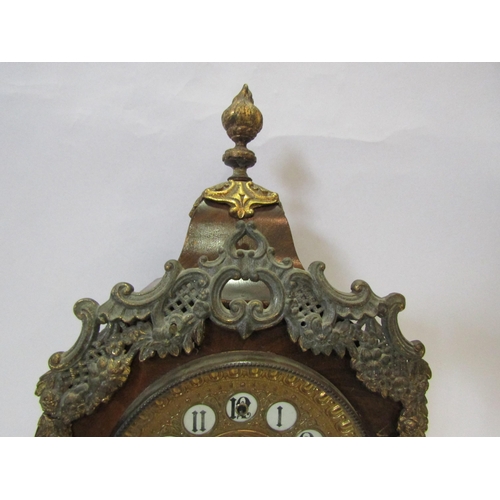 1219 - A William L Gilbert Clock Co. mantel clock with gilt dial and metal mounts