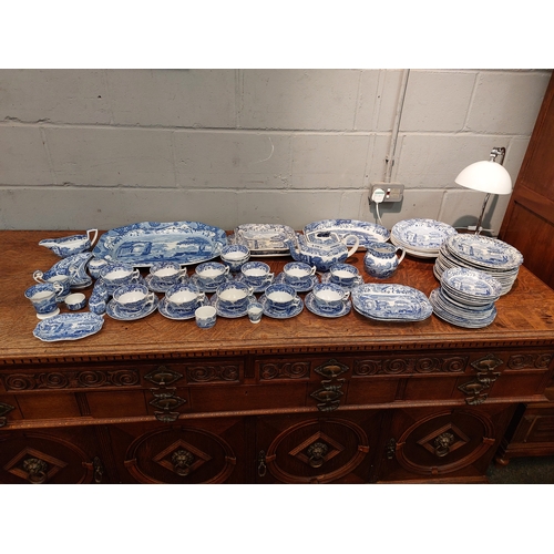 1054 - An extensive Spode Italian part dinner and tea service, comprising 19thc pieces and later to include... 