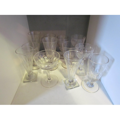 1277 - Twelve Victorian drinking glasses