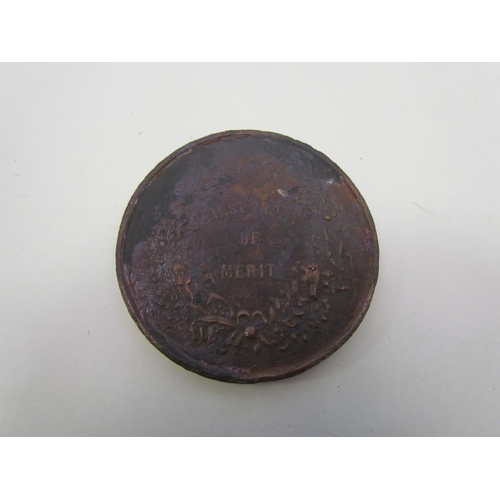 1344 - An Australia Adelaide Jubilee International Exhibition bronze medal, 1887, first Order of Merit, 7.5... 