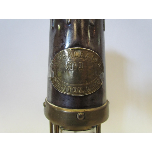 1363 - A N.E. Teale & Co Ltd brass miners lamps