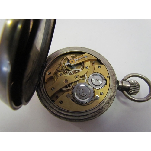 1367 - A Goliath white metal gents pocket watch and a later Kienzle example (2)    (R) £60