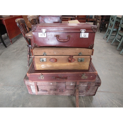 2185 - Four vintage cases