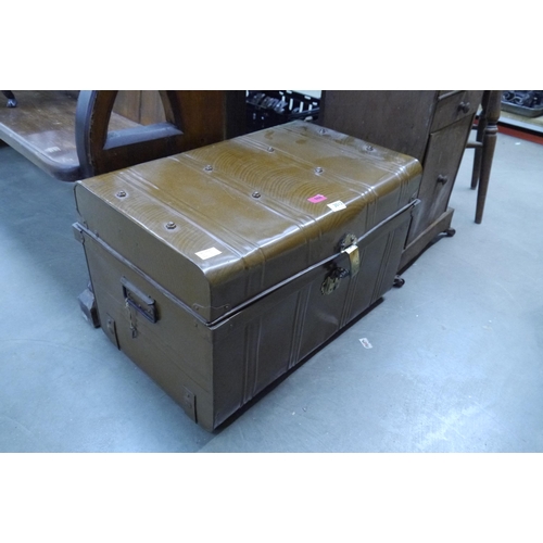 2013 - A Vintage metal trunk