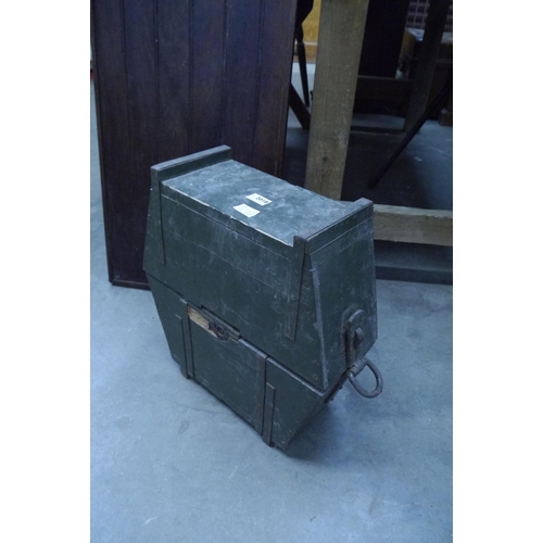 2018 - An ex military grindstone in transport case