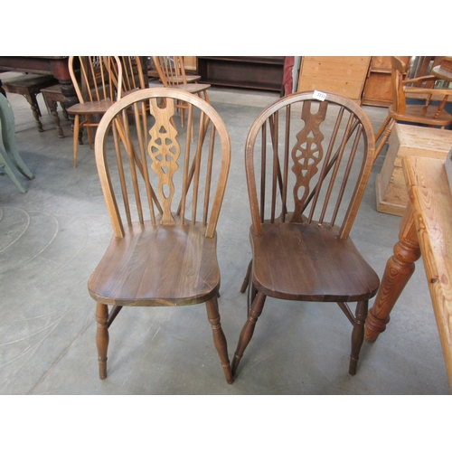 2233 - Four wheel back chairs