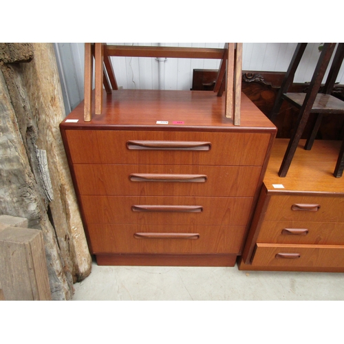 2279 - A G-plan chest of four drawers