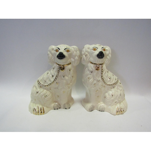 1437 - A pair of Royal Doulton Staffordshire dogs, embossed number 1378-3R, 26cm tall